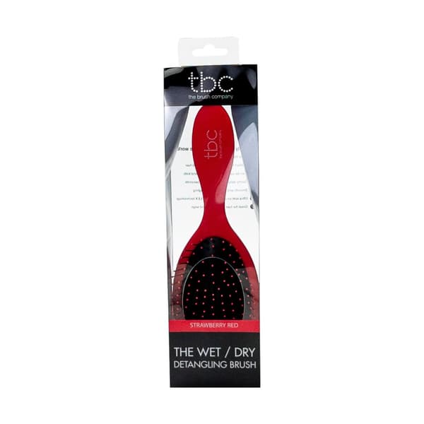 TBC® The Wet & Dry Brush hårbørste - Rød
