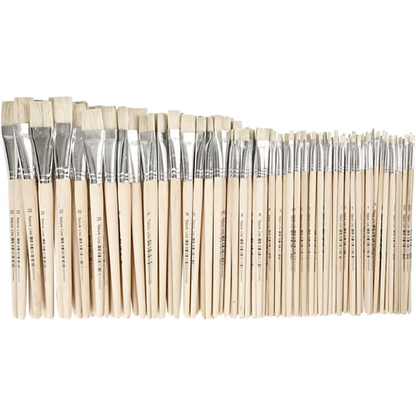 Natur Line Pensel - nr. 00-22 - Platta - 120 st