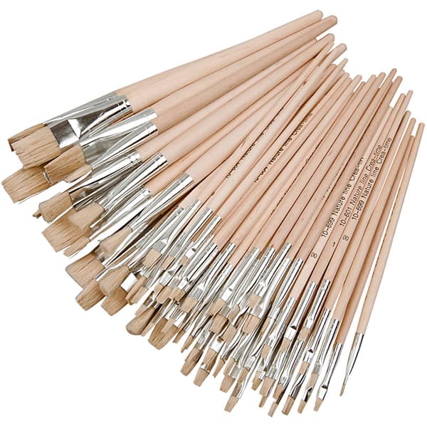 Natur Line Pensel - nr. 00-20 - Korta skaft - 68 st