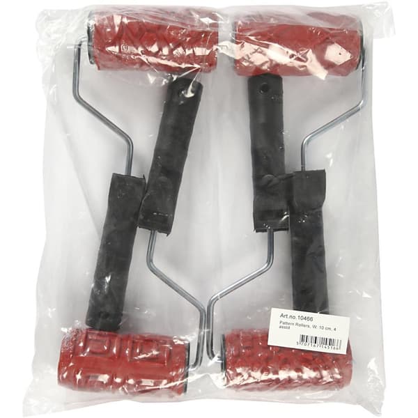 Mönsterrullar - B: 10 cm - 4 Mixade
