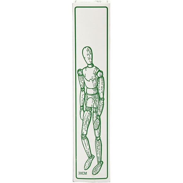 Modelldocka - H: 30 cm - Man - 1 st