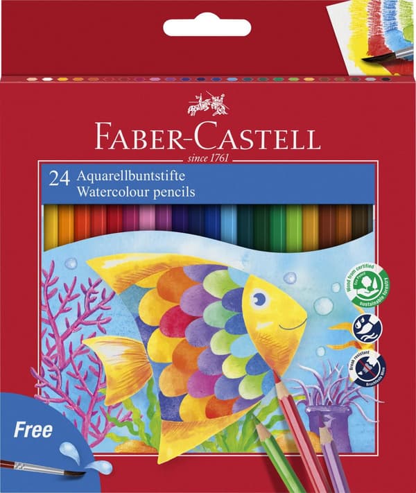 Akvarellpenna FABER-CASTELL 24 färger