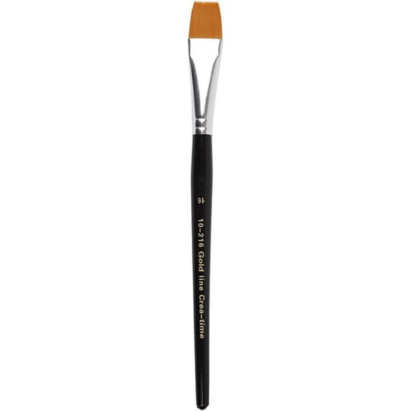 Syntetpensel Gold Line flat nr.16 6/fp