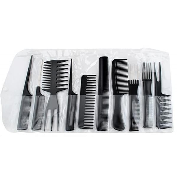 Kampaamokammat Setti / Hiuskampa Kit - (10 osaa)
