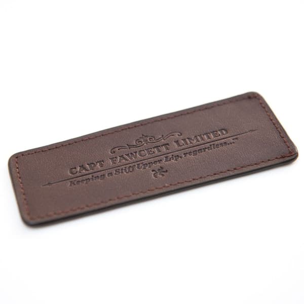 Captain Fawcett Leather Case for Folding Pocket Beard Comb