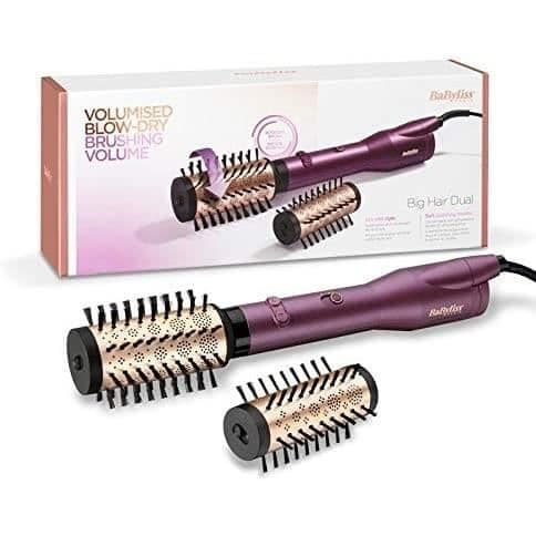 BABYLISS Big Hair Dual AS950E blåsborste - Volym, 650 Watt, 2 hastigheter