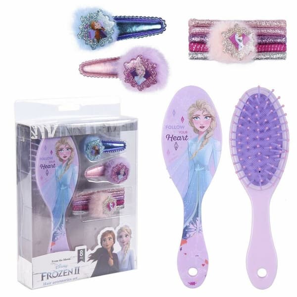 Sæt til Børnefrisør Princesses Disney Frozen (8 Dele)