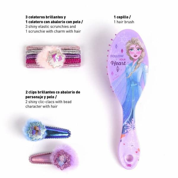 Sæt til Børnefrisør Princesses Disney Frozen (8 Dele)