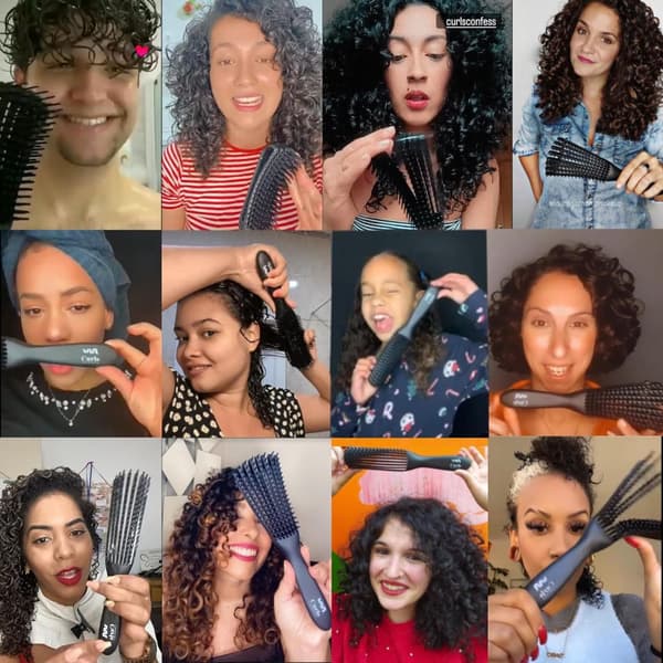 Hårborste Afrohår 5-pack CURLSCONFESS