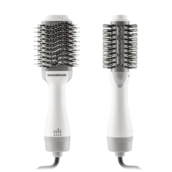 InnovaGoods Ionic Dryer and Volumising Brush Volumio  1000W White/Grey