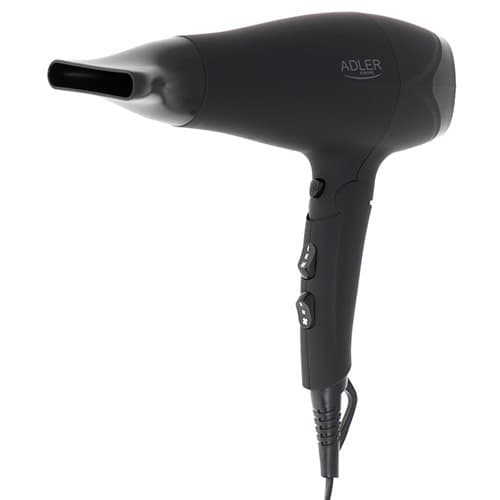Adler | Hårtørrer | AD 2267 | 2100 W | Antal temperaturindstillinger 3 | Diffusermundstykke | Sort