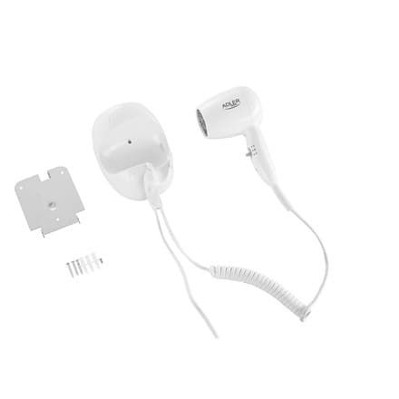 Adler | Hårtørrer til hotel og swimmingpool | AD 2252 | 1600 W | Antal temperaturindstillinger 2 | hvid