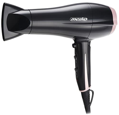 Mesko | Hårtørrer | MS 2249 | 2000 W | Antal temperaturindstillinger 3 | Sort/Pink Sort, Lyserød