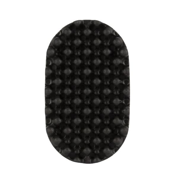 INF Ergonomisk sort gummimassasjerengjøringsbørste