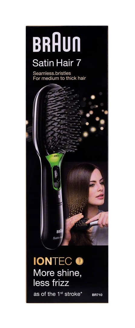 Braun Satin Hair 7 Adult Paddle -hiusharja musta 1 kpl