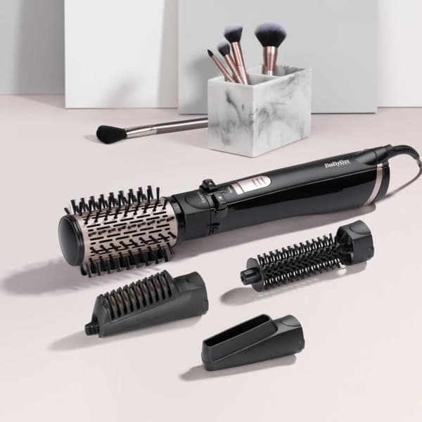 BaByliss AS200E Torka, räta ut och styla 4-i-1 1000W roterande blåsborste med jonisk funktion