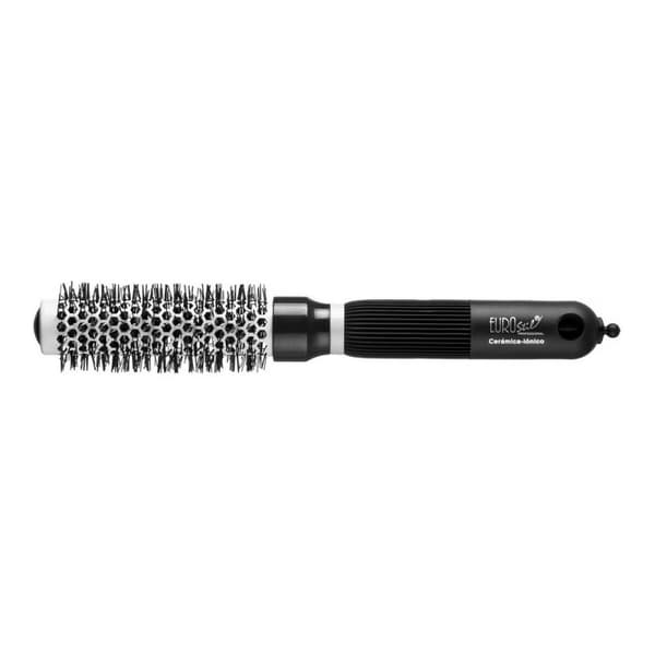 Termisk Børste Eurostil Sort - 20 mm