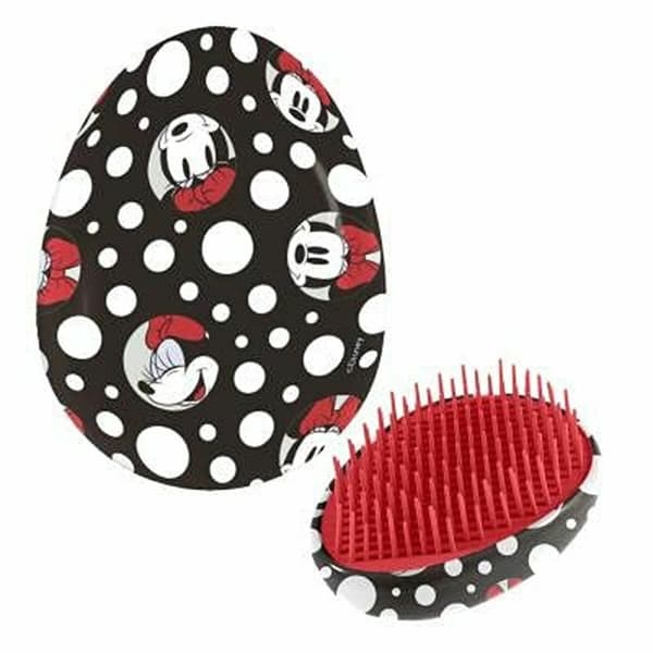 Utredningsborste Disney Svart Minnie Mouse 7 x 9 x 4 cm