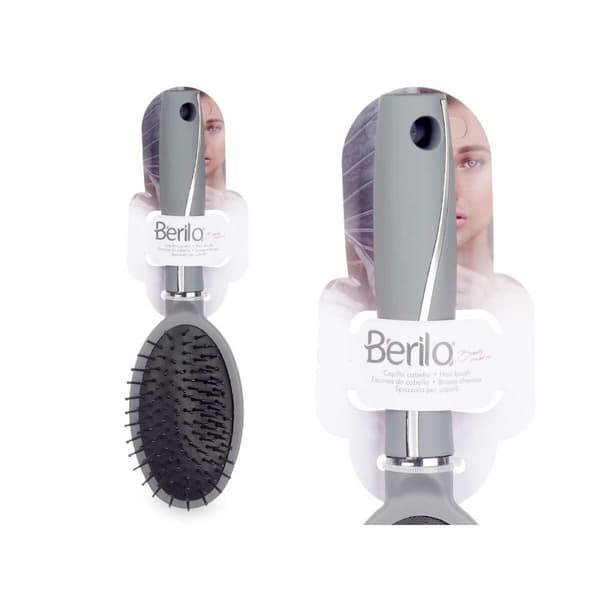 Borste Berilo 348 Grå Silikon Plast (12 antal)