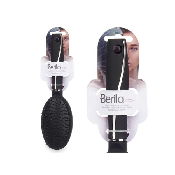 Børste Berilo 351 Sort Silikone Plastik (12 enheder)