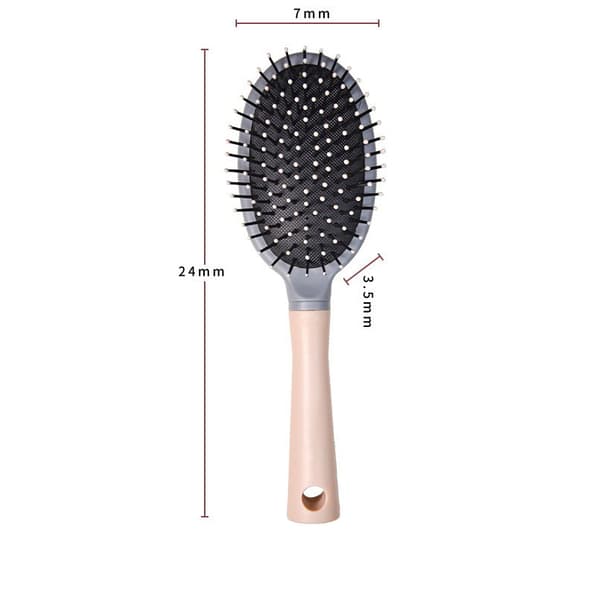 INF Luftpute Massasje Kam Oval Kam Rosa 0