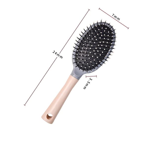 INF Luftpute Massasje Kam Oval Kam Rosa 0
