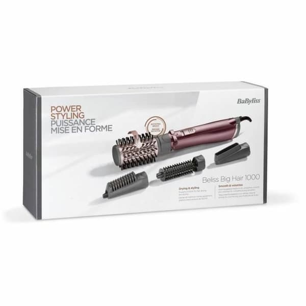 Borste Babyliss AS960E 1000W Svart Grå Roséguld ABS