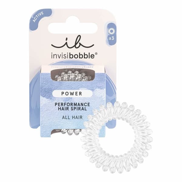 Kumihiuslenkit Invisibobble Läpinäkyvä (3 osaa)