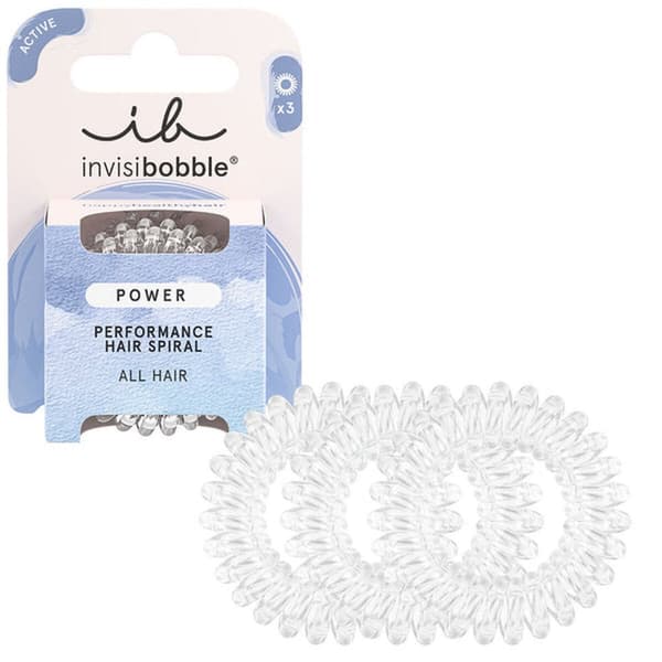 Kumihiuslenkit Invisibobble Läpinäkyvä (3 osaa)