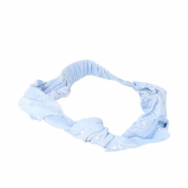 Elastisk hårstrikk Inca Blå Knot