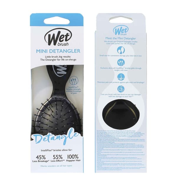 Wet Brush Mini Detangler hair brush Black
