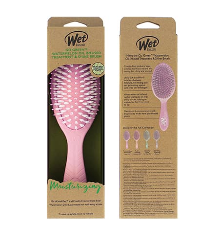 Wet Brush Go Green Treatment & Shine Brush Watermelon hair brush