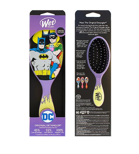 Wet Brush Original Detangler Justice League Batman And Robin hair brush