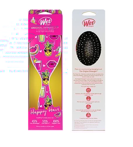 Wet Brush Original Detangler Happy Hair radio hair brush