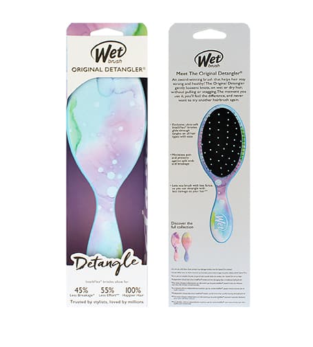 Wet Brush Original Detangler Colorwash Splatter hair brush