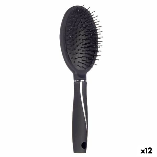 Borste Berilo 351 Svart Silikon Plast (12 antal)