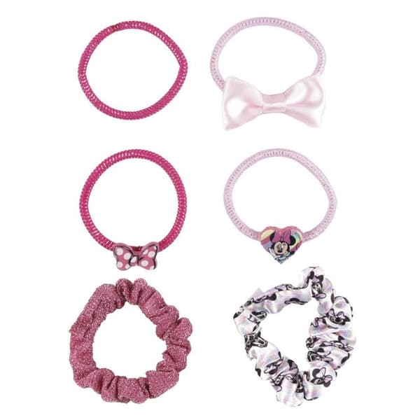 Hiuslenkit Minnie Mouse 6 Kappaletta