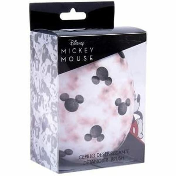 Børste til Glatning af Håret Disney Pink Mickey Mouse 7 x 9 x 4 cm