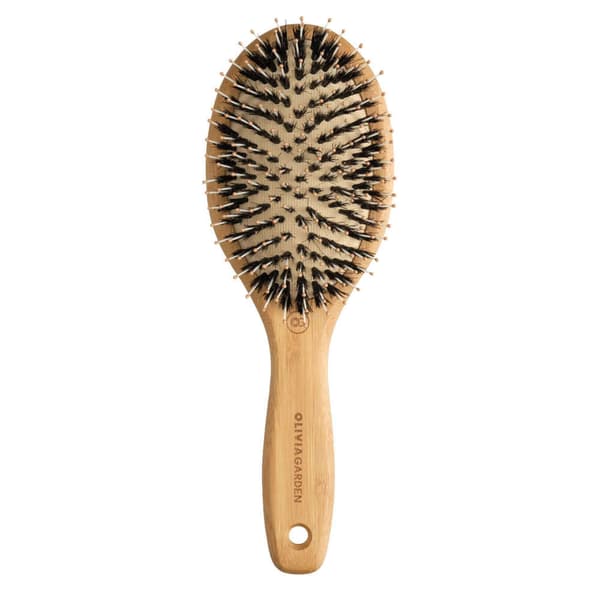 Bamboo Touch Detangle Combo -harja, jossa on villisian harjakset hiusten selvittämiseen M