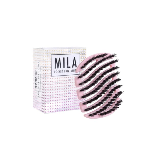 SISTER YOUNG MILA POCKET PINK BV - Miniborste med vildrosa borst