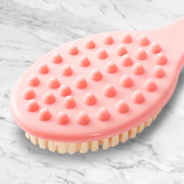 Børste til rygvask og massage