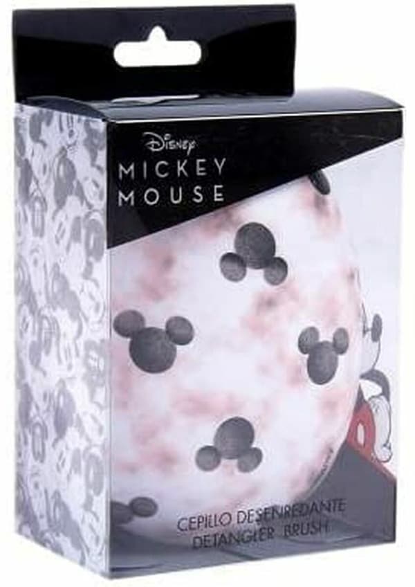 Detangling Hairbrush Disney   Pink Mickey Mouse 7 x 9 x 4 cm
