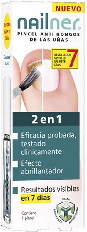 Nailner Nailner Brush 2 in 1 anti-fungal nail brush 5 ml