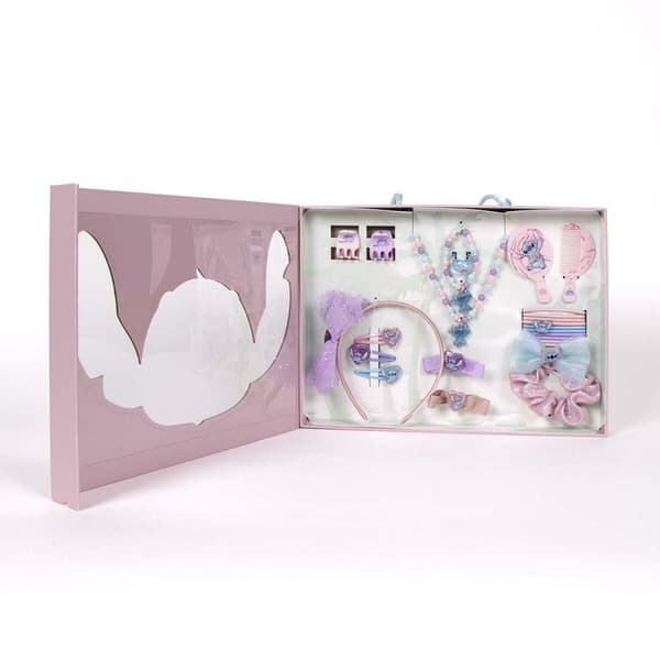 Hair accessories Stitch Rosa 24 Delar