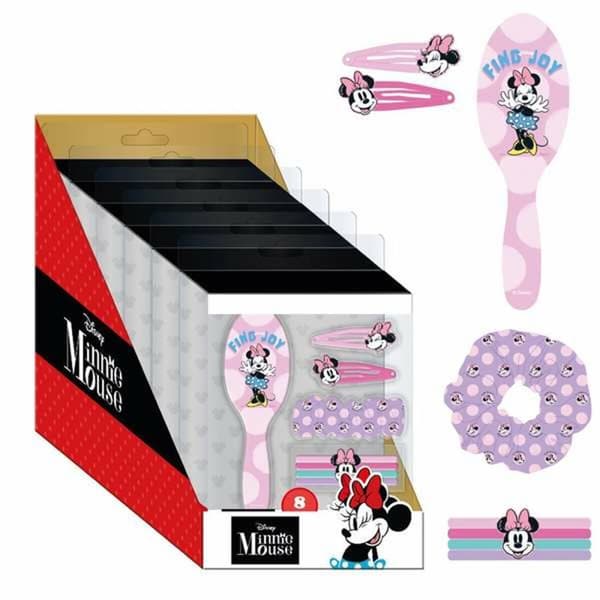 Hiusklipsit Minnie Mouse Pinkki