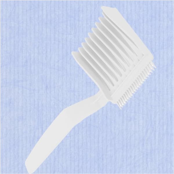 INF Barber Fade Comb miehille, Flat Top Comb Valkoinen1 Pack