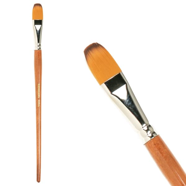 Pensel Renesans syntetiska artistic long for paints CAT TONGUE storlek 12 FR