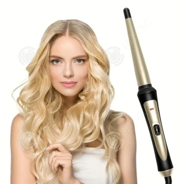 INN Blåsborste 35w 110-240v 50-60Hz Curling Iron Avsmalnande spets Elektrisk värmestyler för permanentuppvärmda rullar