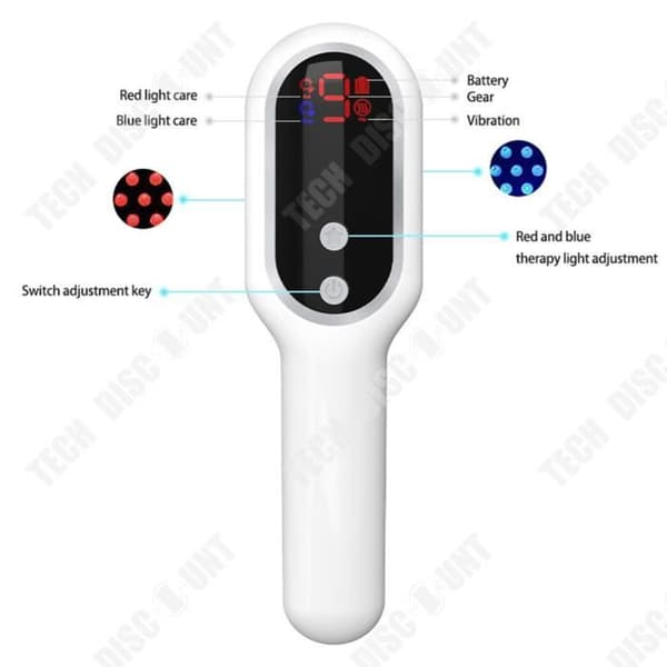 TD® Elektrisk Massage Kam Huvud Massager Hårbotten Meridian Kam Mors Dag Present