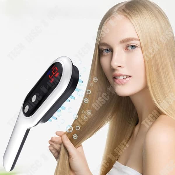 TD® Elektrisk Massage Kam Huvud Massager Hårbotten Meridian Kam Mors Dag Present